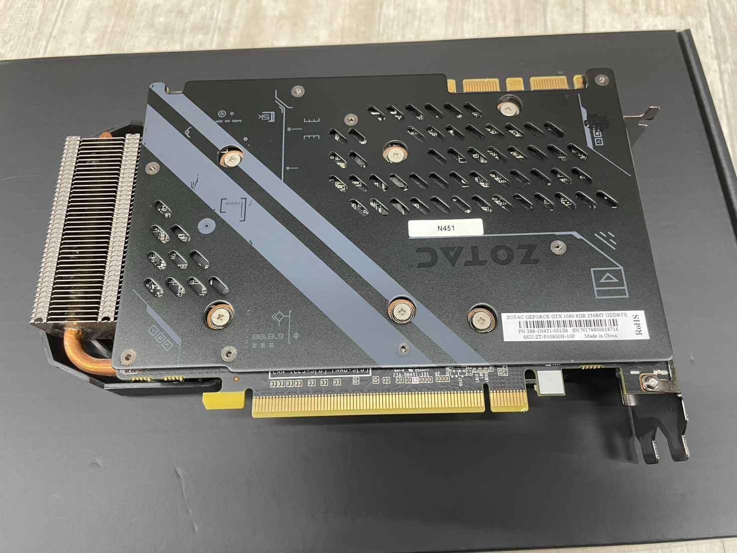 GTX 1080 ZOTAC 8GB 動作品 やや傷あり - メルカリ