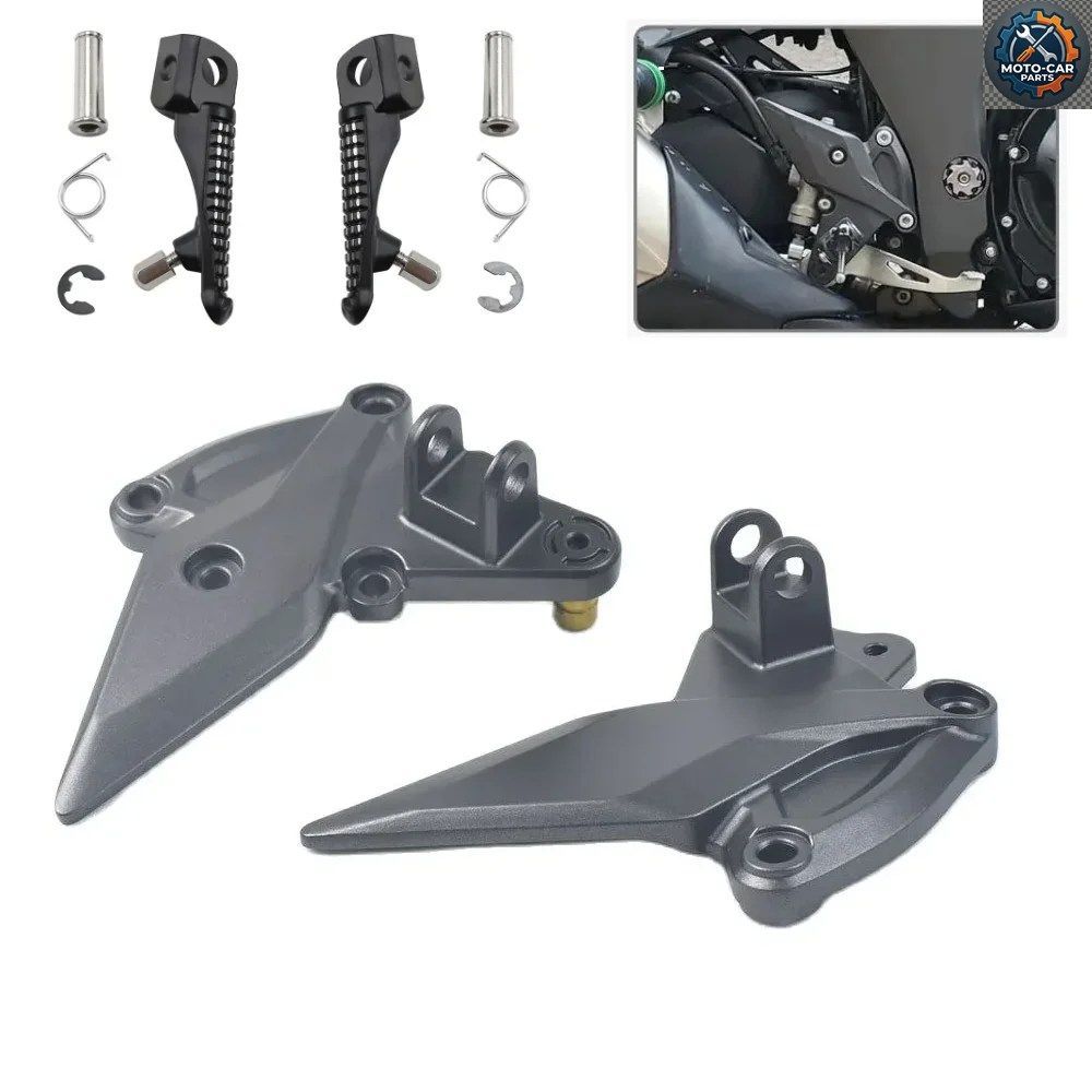カワサキ Z1000 ZR1000 2010-2020 用 オートバイ用フロントフットペグ/ペダル/フットレストブラケット 修理部品