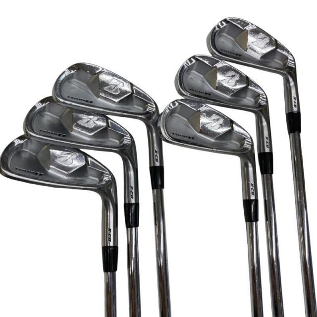 【中古】 ブリヂストン TOUR B X-CB 6S アイアンセット IR 純正特注シャフト (フレックスS) メンズ 男性用 右利き 右用 Cランク ゴルフクラブ