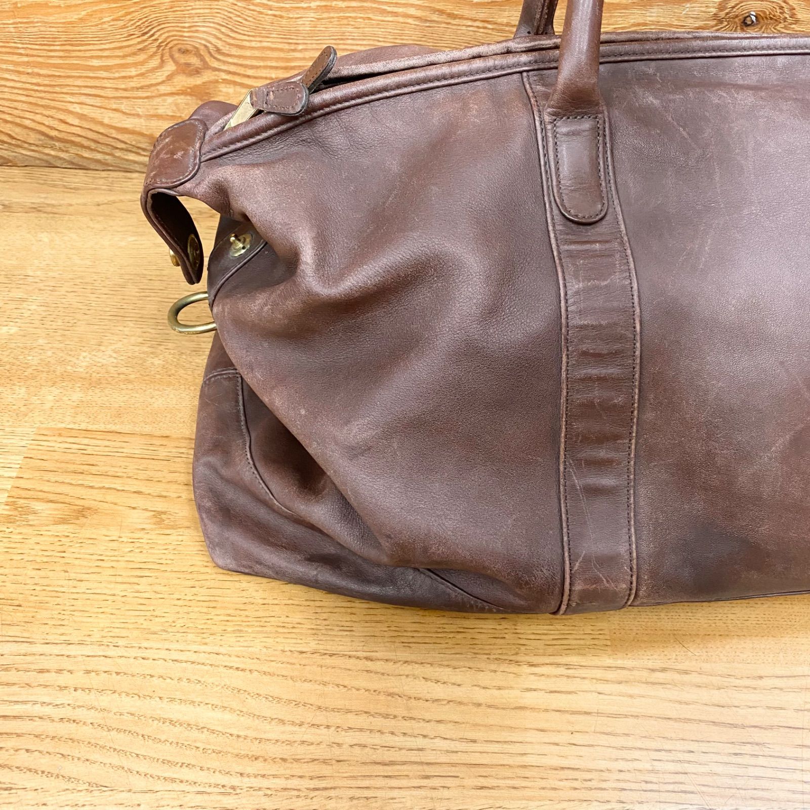 ヴィンテージ》 OLD COACH オールドコーチ レザー 本革 ボストンバッグ 