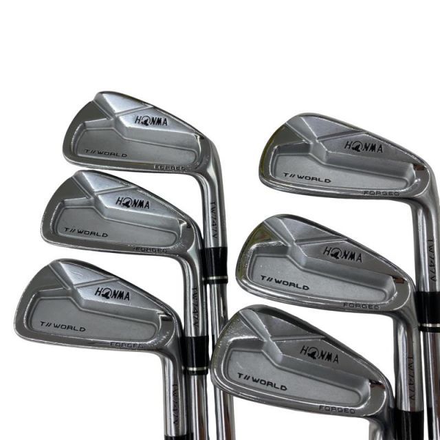 【中古】 本間ゴルフ TOUR WORLD TW747V 6S アイアンセット IR AMT TOUR WHITE (フレックスS) メンズ 男性用 右利き 右用 Cランク ゴルフクラブ