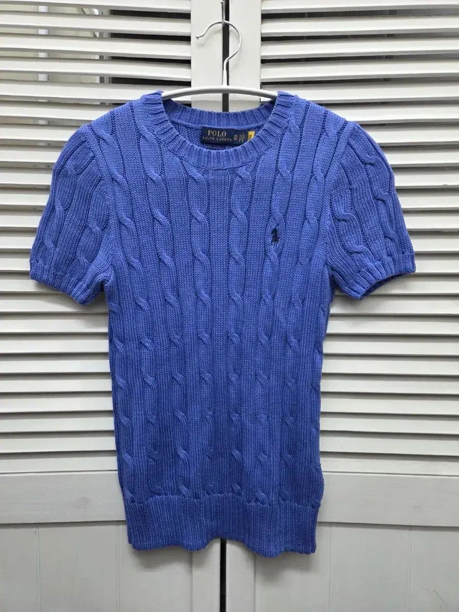 (正規品) ポロラルフローレン ケーブル 半袖ニット/XS