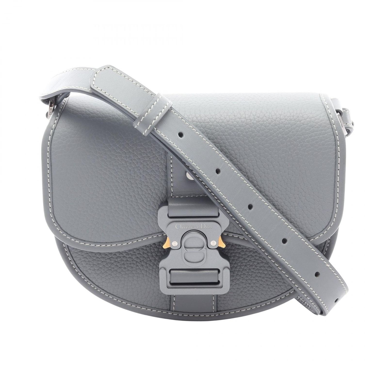 ディオール Dior ショルダーバッグ GALLOP ギャロップ ミニ ライトブルー レザー ギャロップ ショルダーバッグ レディース Used A