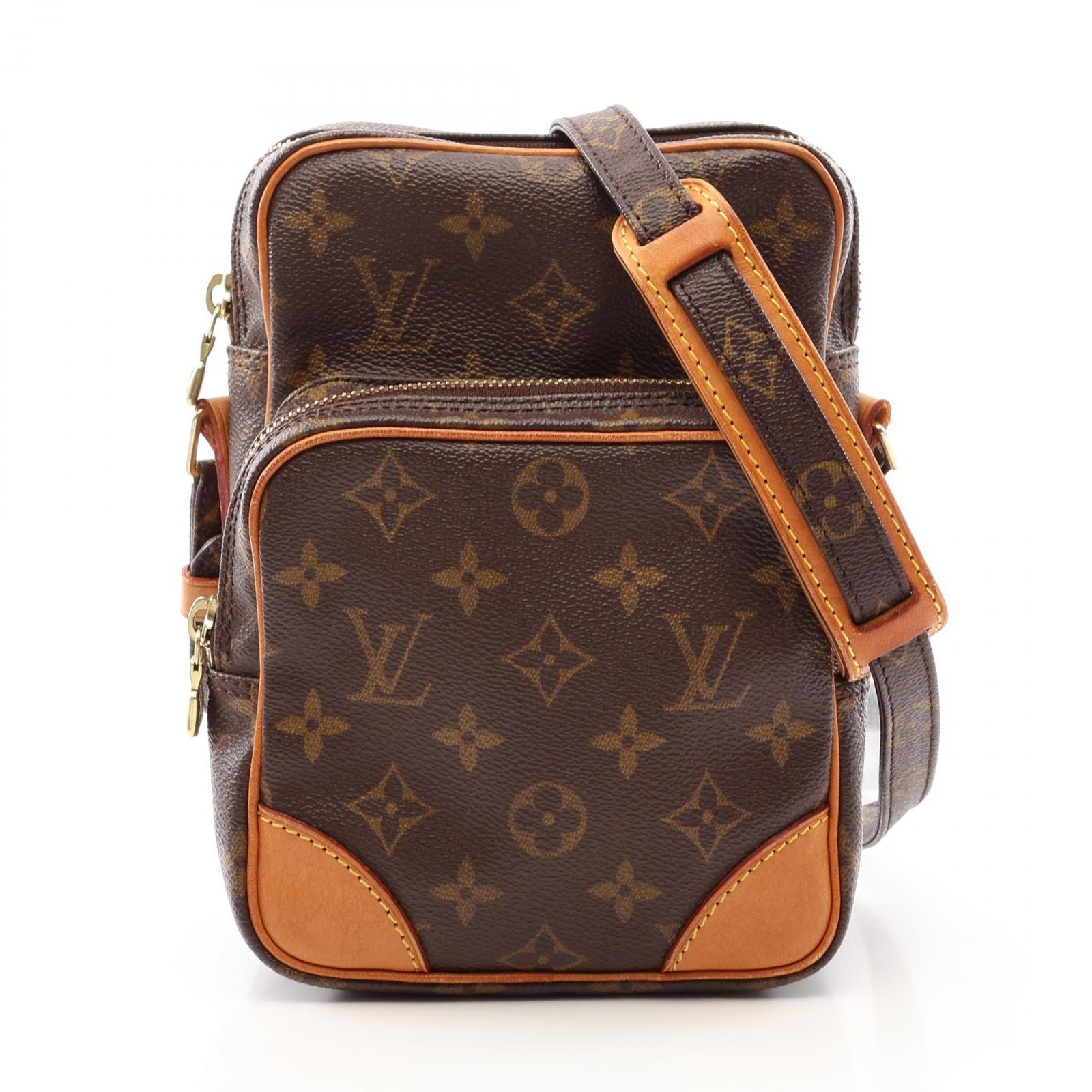 ルイ・ヴィトン LOUIS VUITTON ショルダーバッグ アマゾン M45236 PVCコーティングキャンバス レザー アマゾン レディース Used B