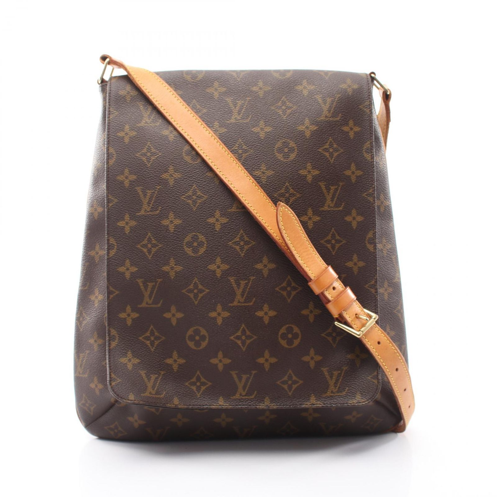 ルイ・ヴィトン LOUIS VUITTON ショルダーバッグ ミュゼット M51256 PVCコーティングキャンバス レザー ミュゼット レディース Used B