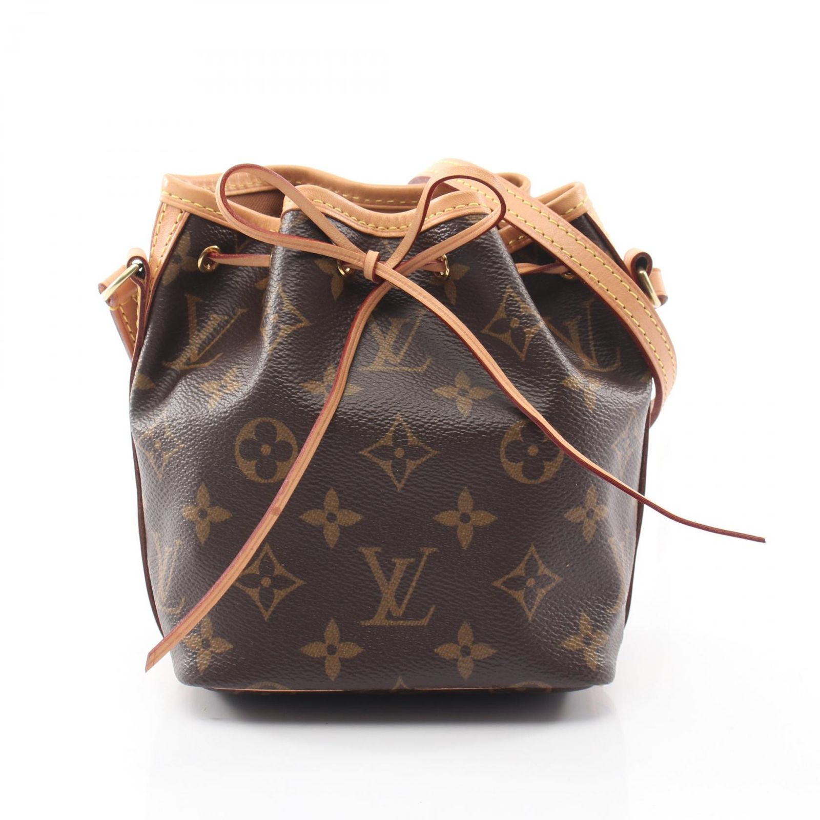 ルイ・ヴィトン LOUIS VUITTON ショルダーバッグ ナノ ノエ M41346 PVCコーティングキャンバス レザー ナノ・ノエ レディース Used A