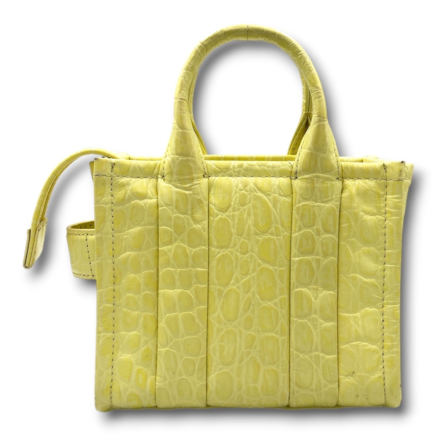 MARC JACOBS マークジェイコブス クロコエンボス ミニトートバッグ 