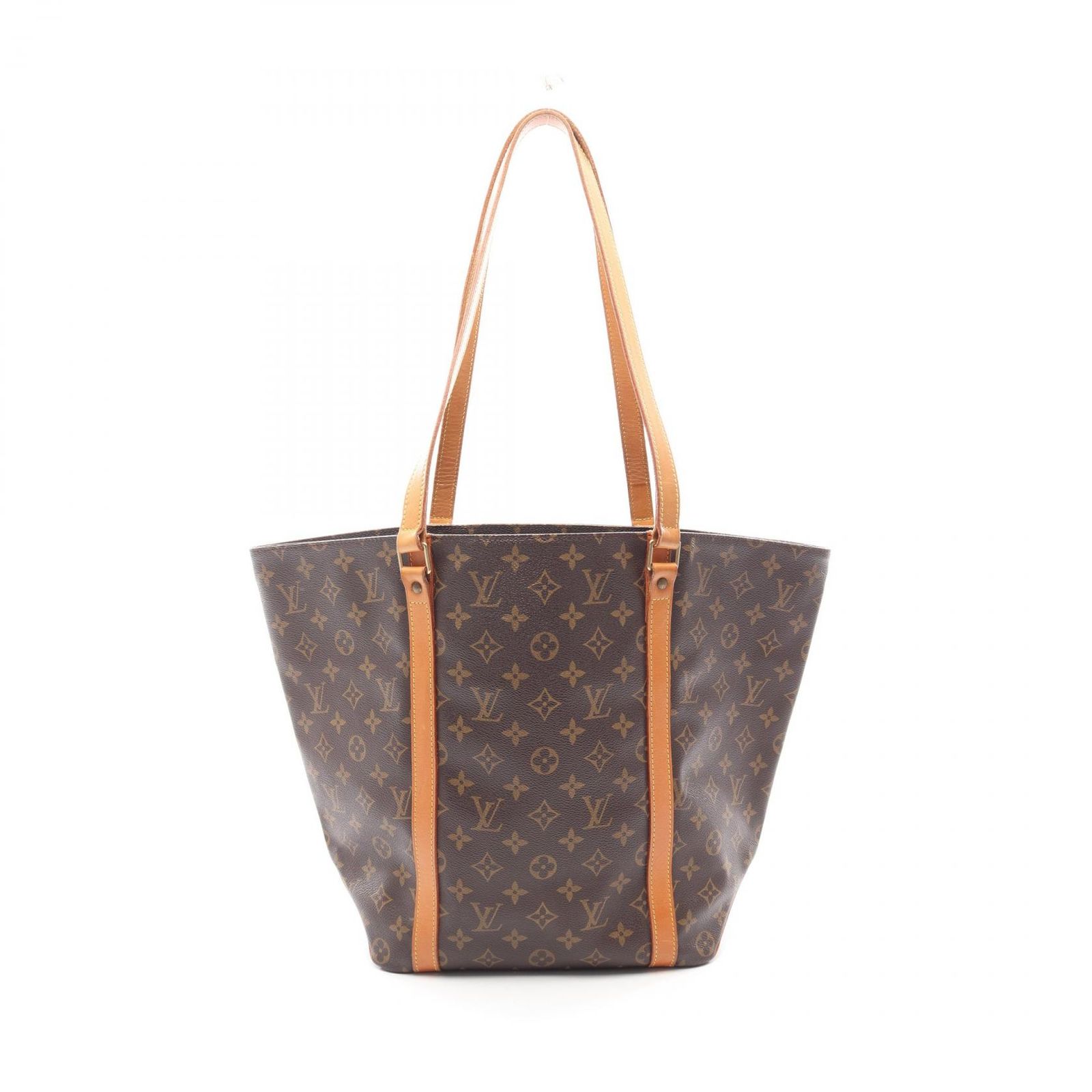 ルイ・ヴィトン LOUIS VUITTON トートバッグ サックショッピング M51108 PVCコーティングキャンバス レザー サック・ショッピング レディース Used B