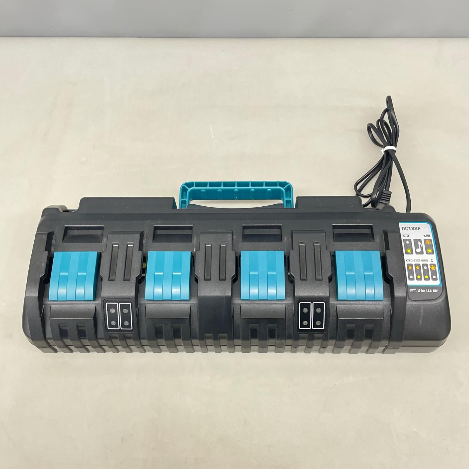 マキタ 互換急速充電器 4口充電器 14.4V 18V対応 DC18SF - メルカリ