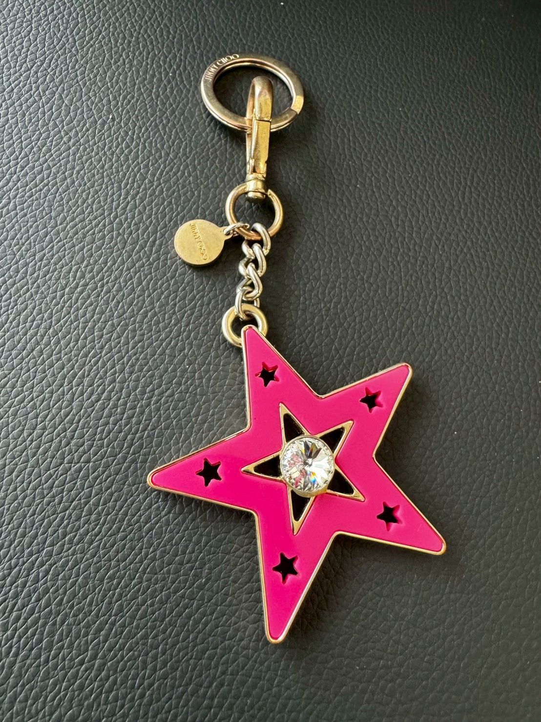 JIMMY CHOO ジミーチュウ キーリング キーホルダー スター 星 - メルカリ