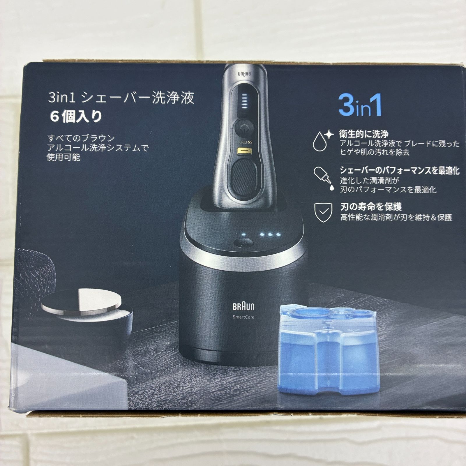 ＼ブラウン 3in1 洗浄カートリッジ 6個入り×4箱／CCR6シェーバー洗浄液 S1184新品未開封 ブラウン 3in1 洗浄カートリッジ 6個入り／ CCR6
