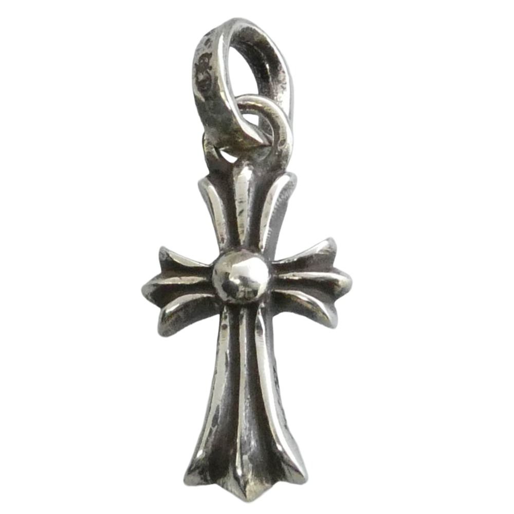 CHROME HEARTS クロムハーツ（原本無） ユナイテッドアローズレシート原本付属 CRS BBYFAT ベイビーファットクロス ペンダントトップ チャーム シルバー系【中古】