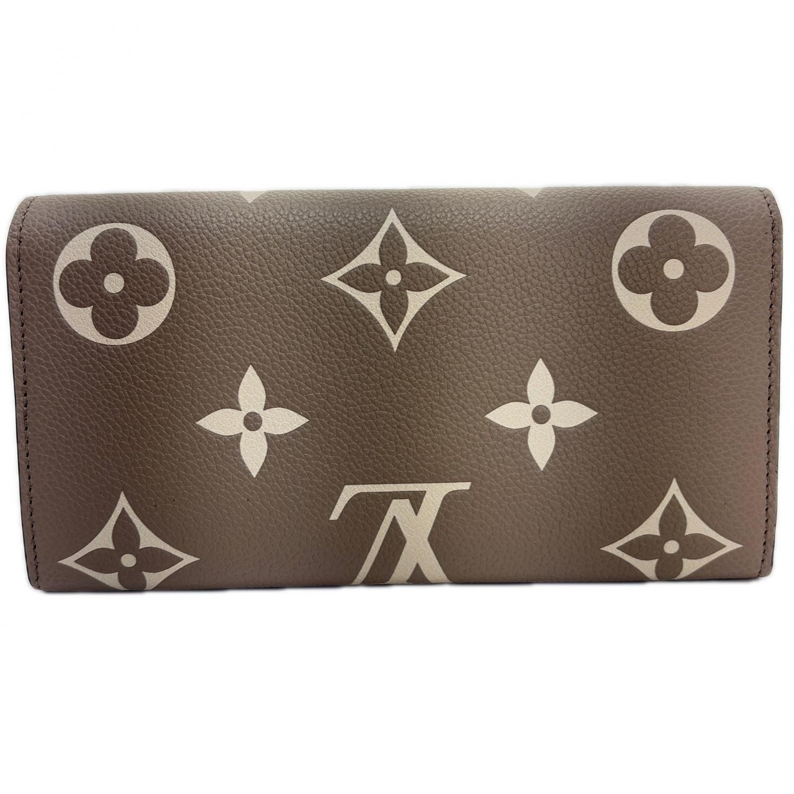 セール✨ルイヴィトンアンプラントバイカラー長財布M81049ポルトフォイユサラ LOUIS VUITTON ルイヴィトン ポルトフォイユ・サラNM バイカラー