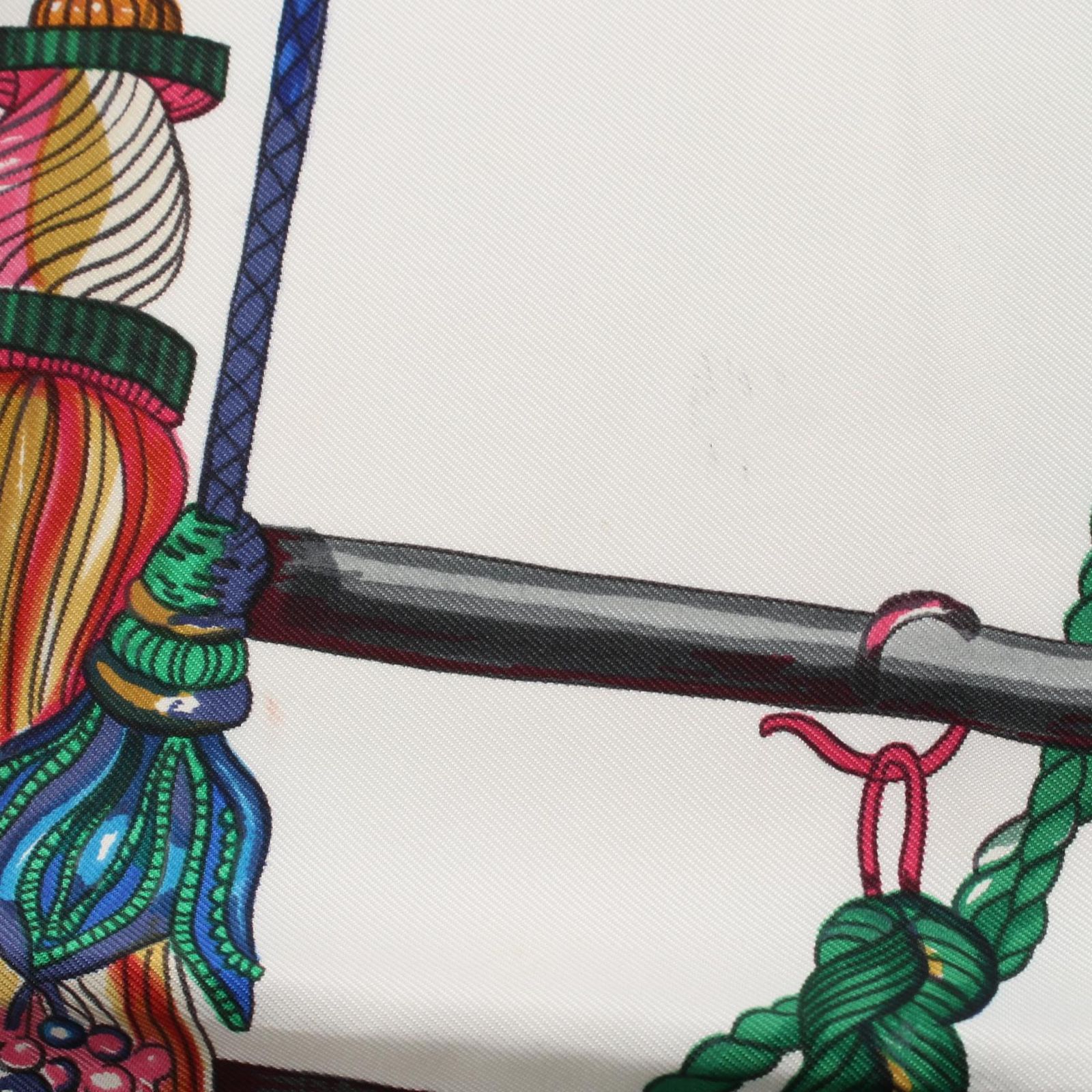エルメス HERMES スカーフ カレ90 Pasementerie シルク カレ90
