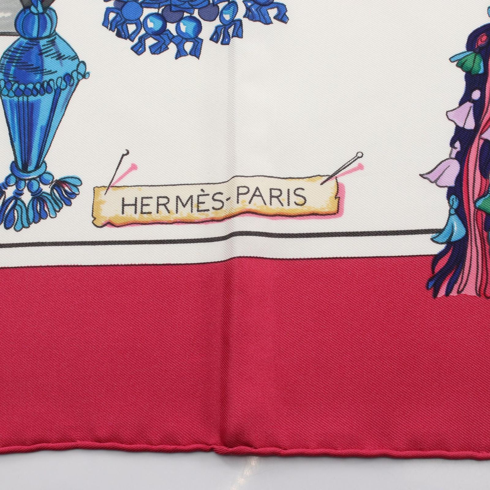 HERMES カレ90 Pasementerie スカーフ シルク100% エルメス HERMES スカーフ カレ90 Pasementerie シルク カレ90