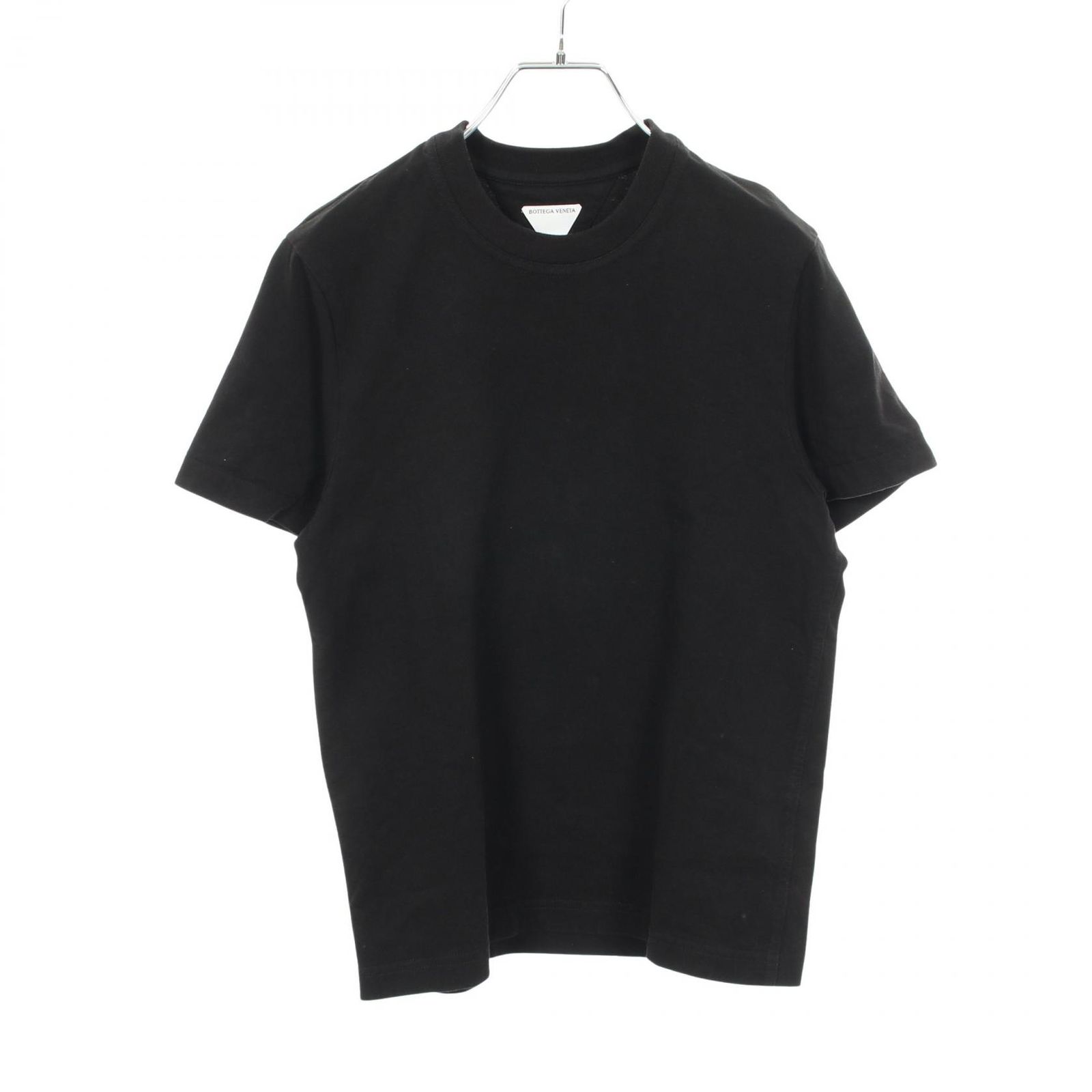 ボッテガヴェネタ BOTTEGA VENETA 半袖Tシャツ クルーネック 744780 コットン Tシャツ Tシャツ XSサイズ ブラック レディース Used B