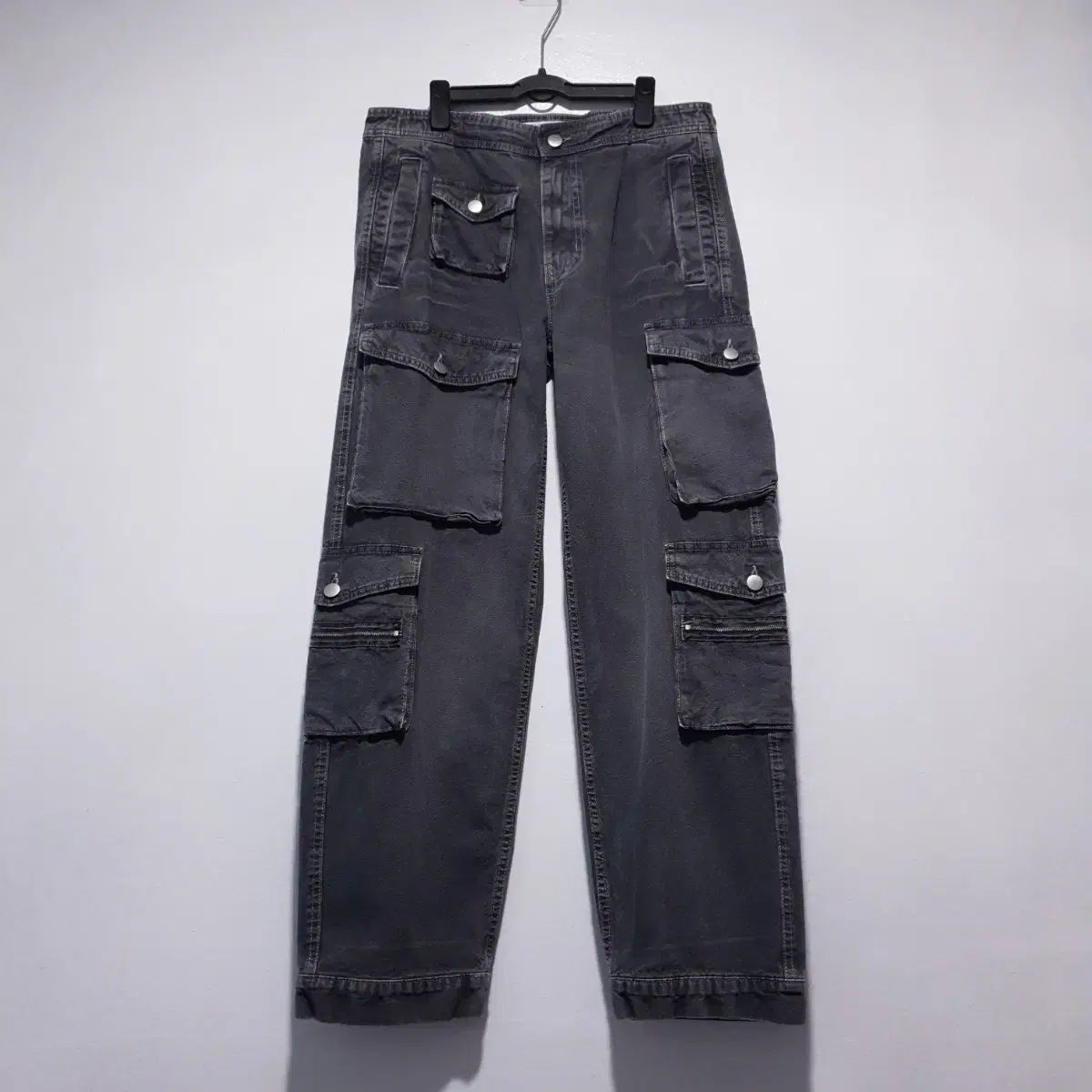 ZARA ザラ ユーティリティ カーゴ パンツ DARK GREY レア L (33インチ) 8,847円