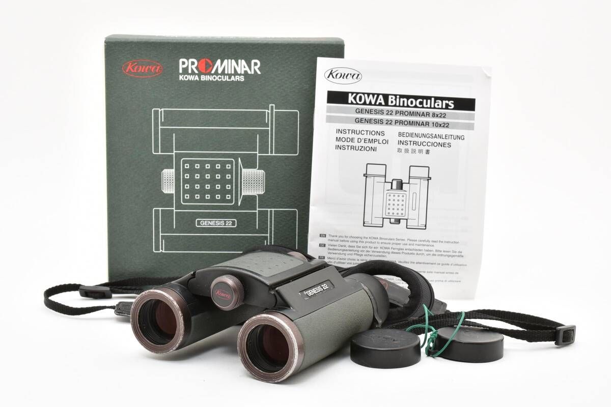 ★良品★ KOWA コーワ 双眼鏡 プロミナーシリーズ GENESIS 22 18 X 22 #K1002