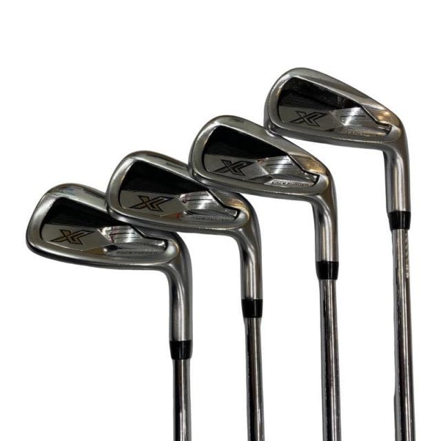 【中古】 ダンロップ XXIO(2024) eks 5S アイアンセット IR 純正特注シャフト (フレックスS) メンズ 男性用 右利き 右用 Cランク ゴルフクラブ