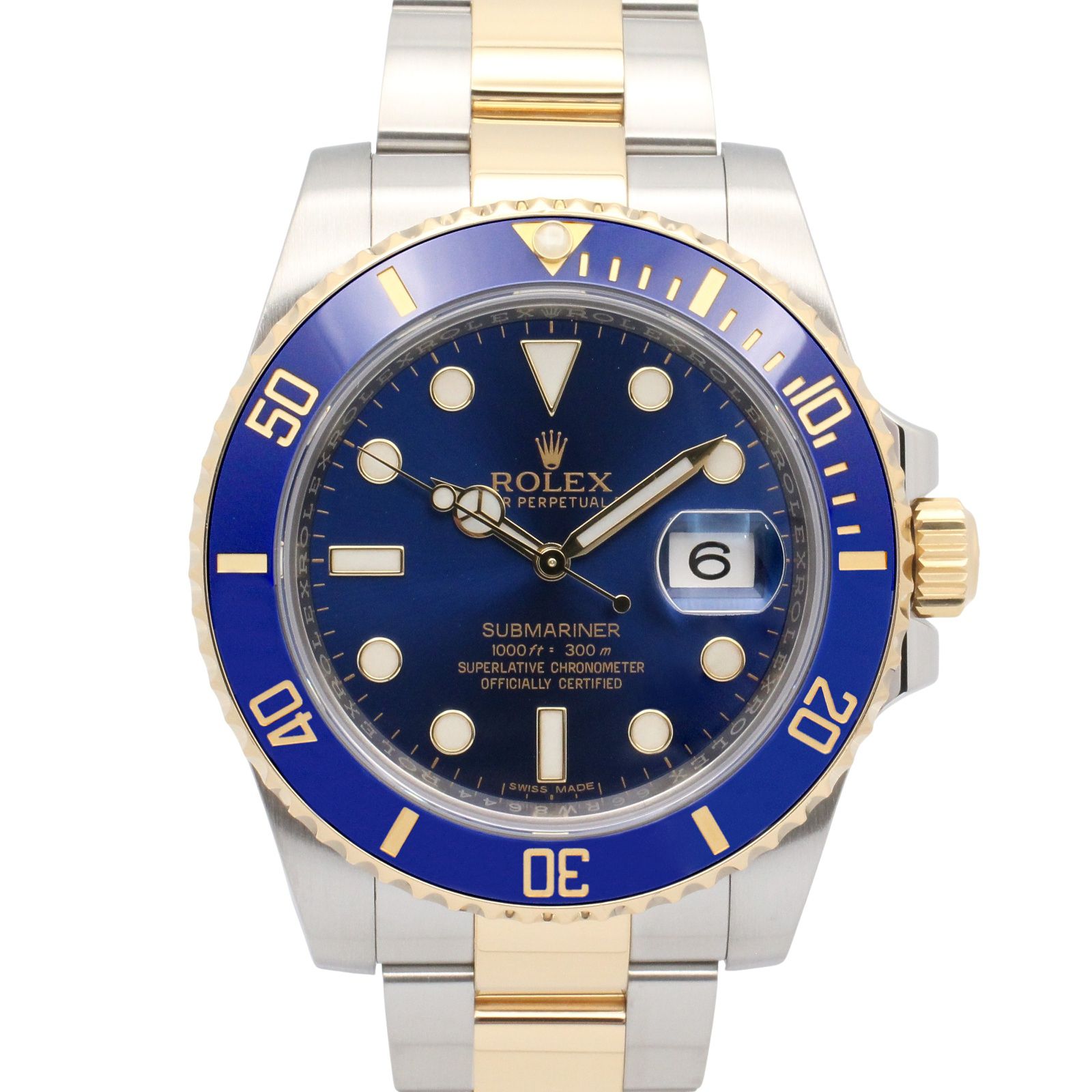 ロレックス ROLEX 腕時計 サブマリーナ ランダム番 116613LB BL K18（イエローゴールド） ステンレススチール サブマリーナ ランダム番 メンズ Used A