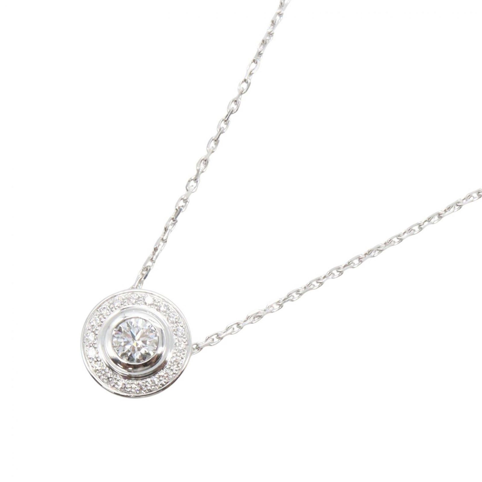 カルティエ CARTIER ネックレス ダムール ネックレス ブリリアントカットダイヤ 1PD 首回り37.5/41cm K18WG（ホワイトゴールド） ダイヤモンド ダムール ネックレス ブリリアントカットダイヤ 1PD