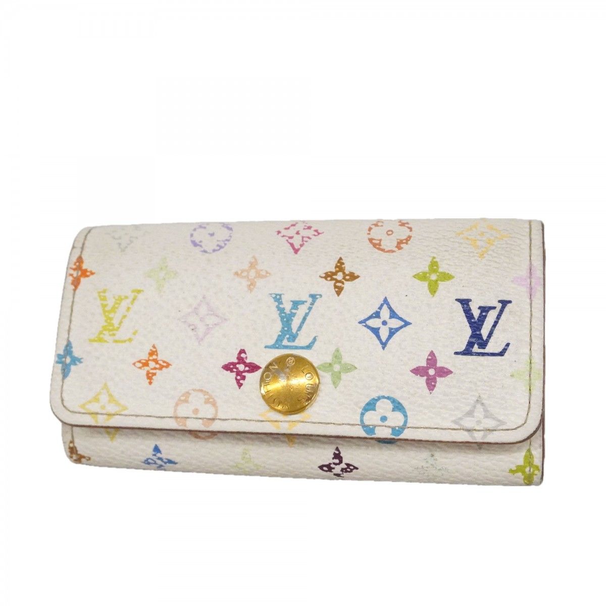 【6fd5247】ルイヴィトン キーケース モノグラム・マルチカラー ミュルティクレ4 M93731 ブロン【中古】レディース 7,114円