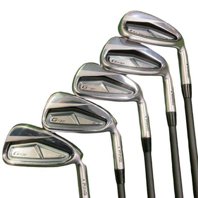 【中古】 ピン G730 5S アイアンセット IR 純正特注シャフト (フレックスS) メンズ 男性用 右利き 右用 Dランク ゴルフクラブ