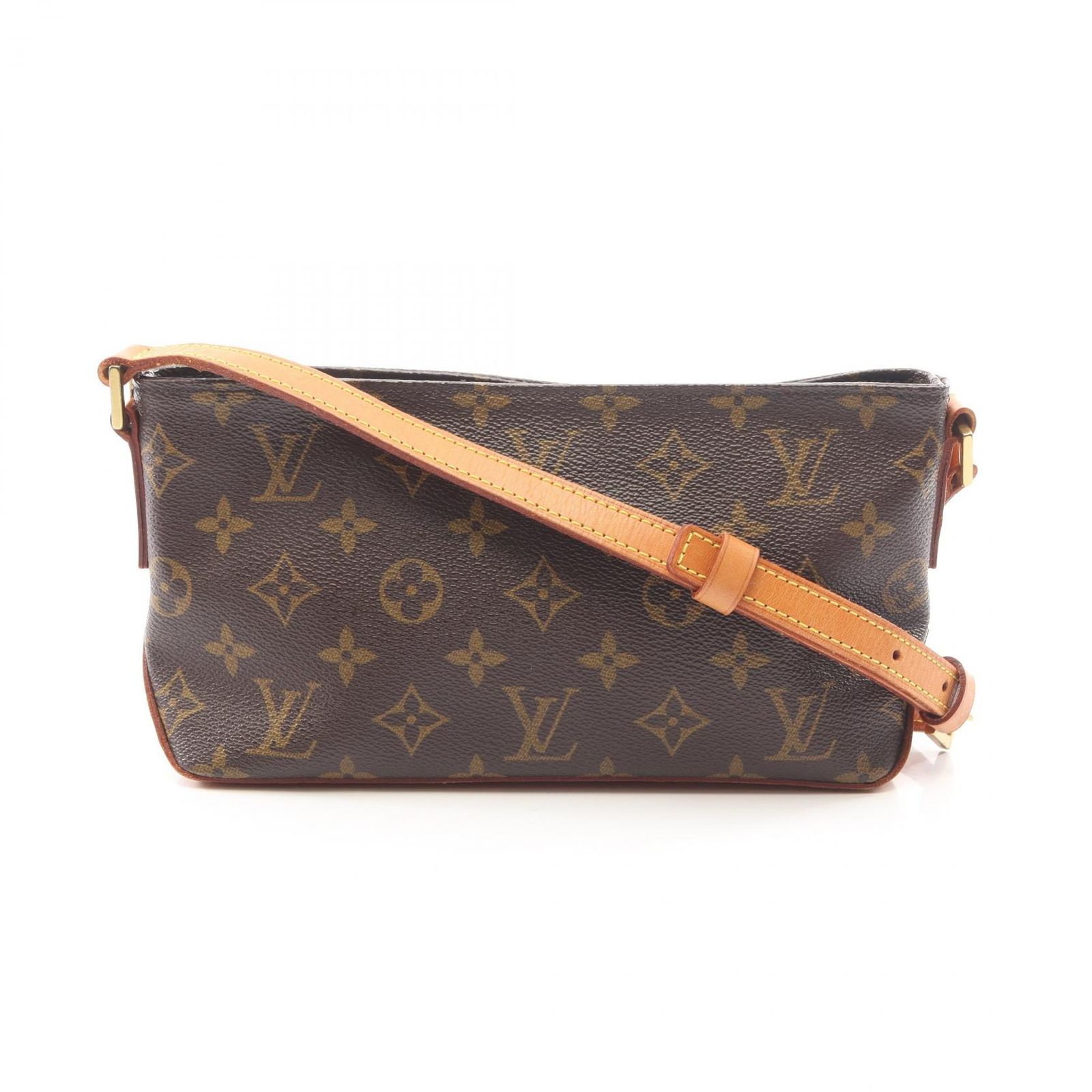 ルイ・ヴィトン LOUIS VUITTON ショルダーバッグ トロター M51240 PVCコーティングキャンバス レザー トロター レディース Used B