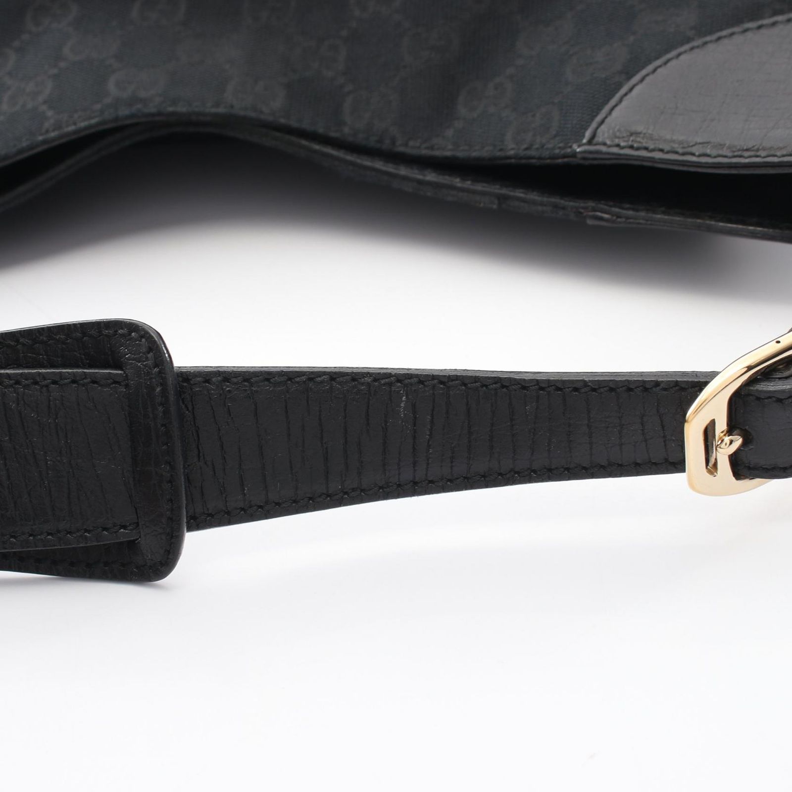 グッチ GUCCI ショルダーバッグ ホースビット GGキャンバス 137386 ブラック キャンバス レザー ホースビット ショルダーバッグ レディース Used A グッチ GUCCI ショルダーバッグ ホースビット GGキャンバス 137386 ブラック キャンバス レザー ホースビット ショルダーバッグ レディース Used A