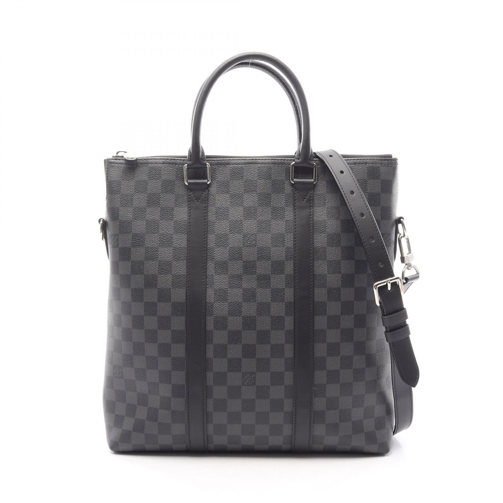ルイ・ヴィトン LOUIS VUITTON トートバッグ アントン 2WAY N40000 PVCコーティングキャンバス レザー アントン・トート メンズ Used A