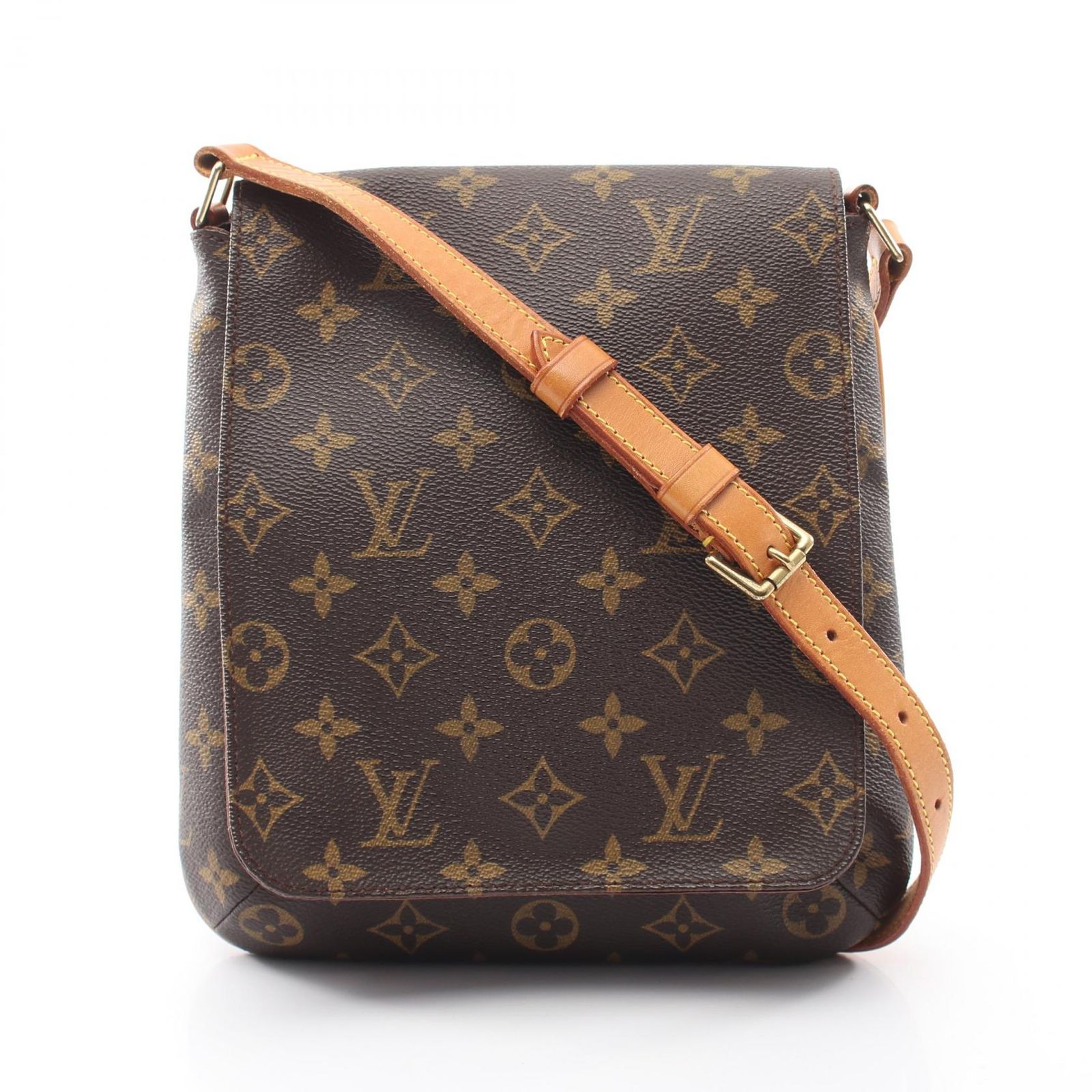 ルイ・ヴィトン LOUIS VUITTON ショルダーバッグ ミュゼットサルサ ショートストラップ M51258 PVCコーティングキャンバス レザー ミュゼット・サルサ ショート