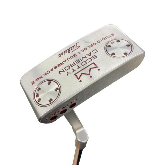 【中古】 タイトリスト SCOTTY CAMERON STUDIO SELECT SQUAREBACK 2 34インチ パター PT スチール (フレックスその他) メンズ 男性用 右利き 右用 Cランク ゴルフクラブ