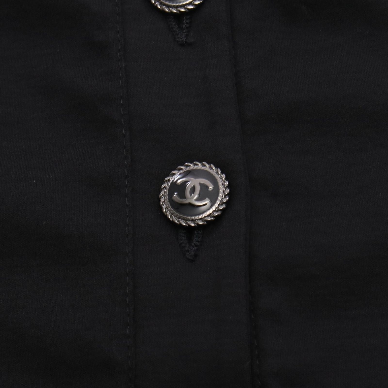 シャネル CHANEL ワンピース ココマークボタン Tシャツ コットン 