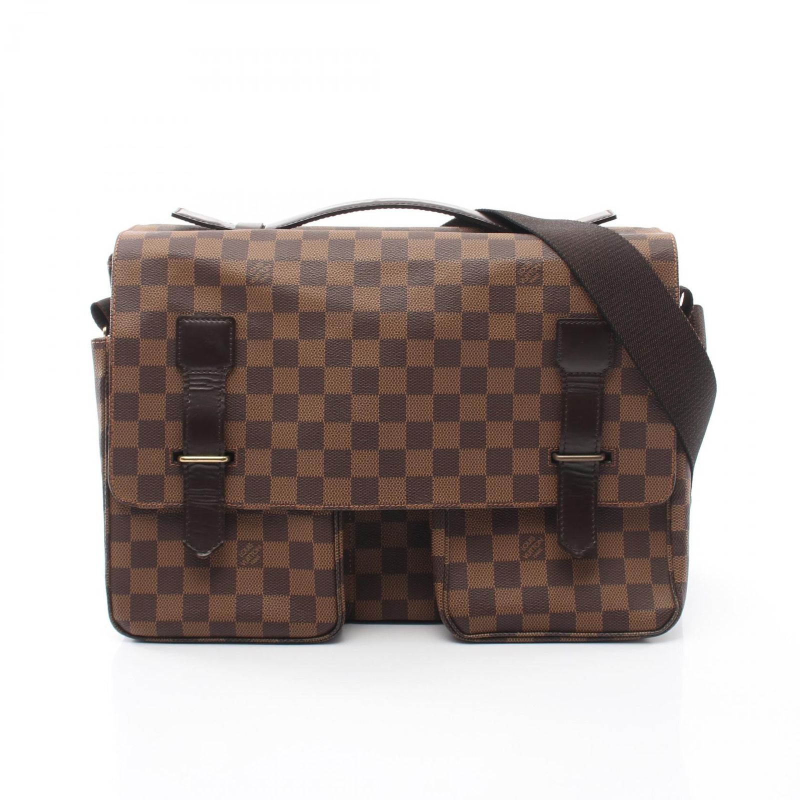 ルイ・ヴィトン LOUIS VUITTON ショルダーバッグ ブロードウェイ N42270 PVCコーティングキャンバス レザー ブロードウェイ ユニセックス Used A