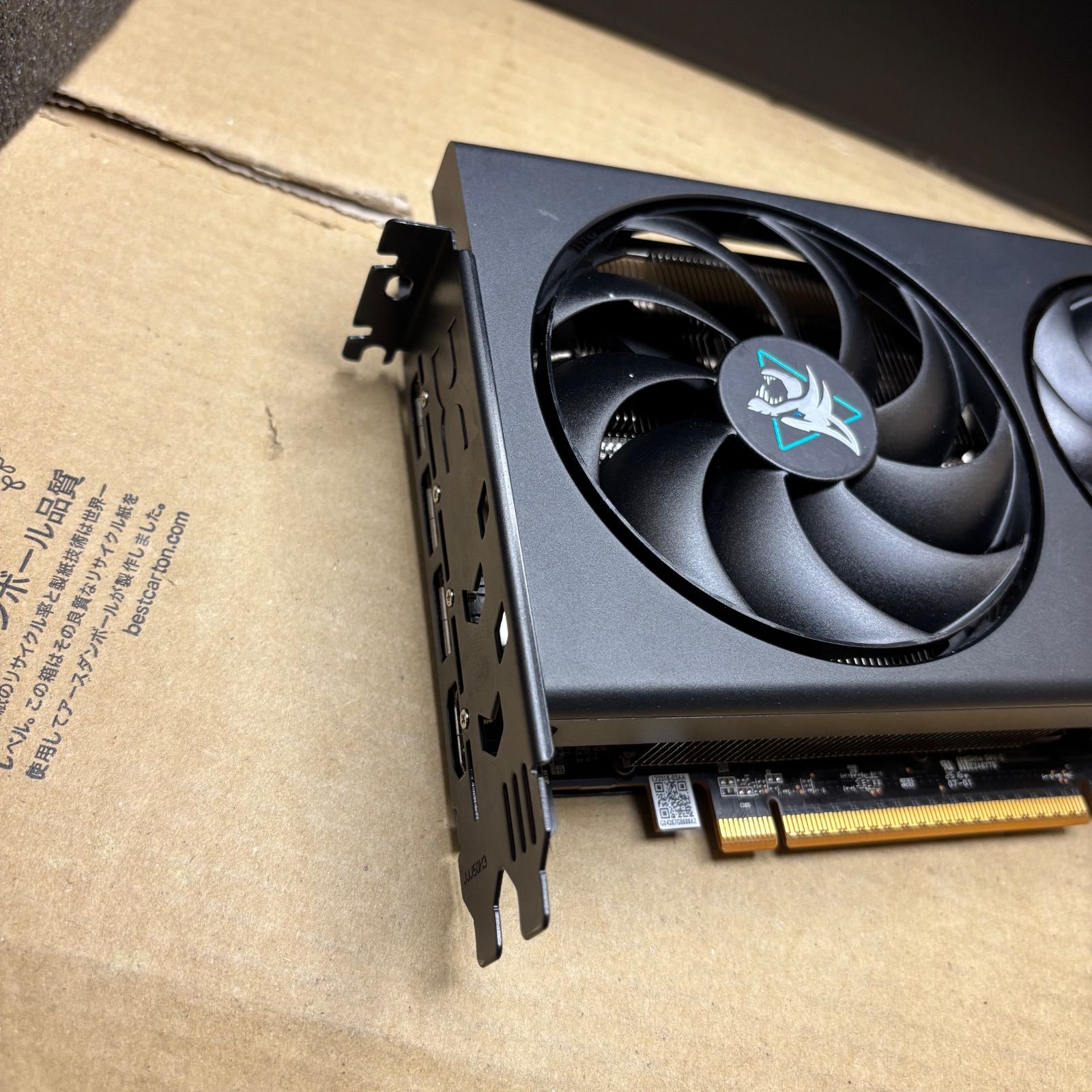 ジャンク】Hellhound Power Color AMD Radeon RX9070 グラフィック 
