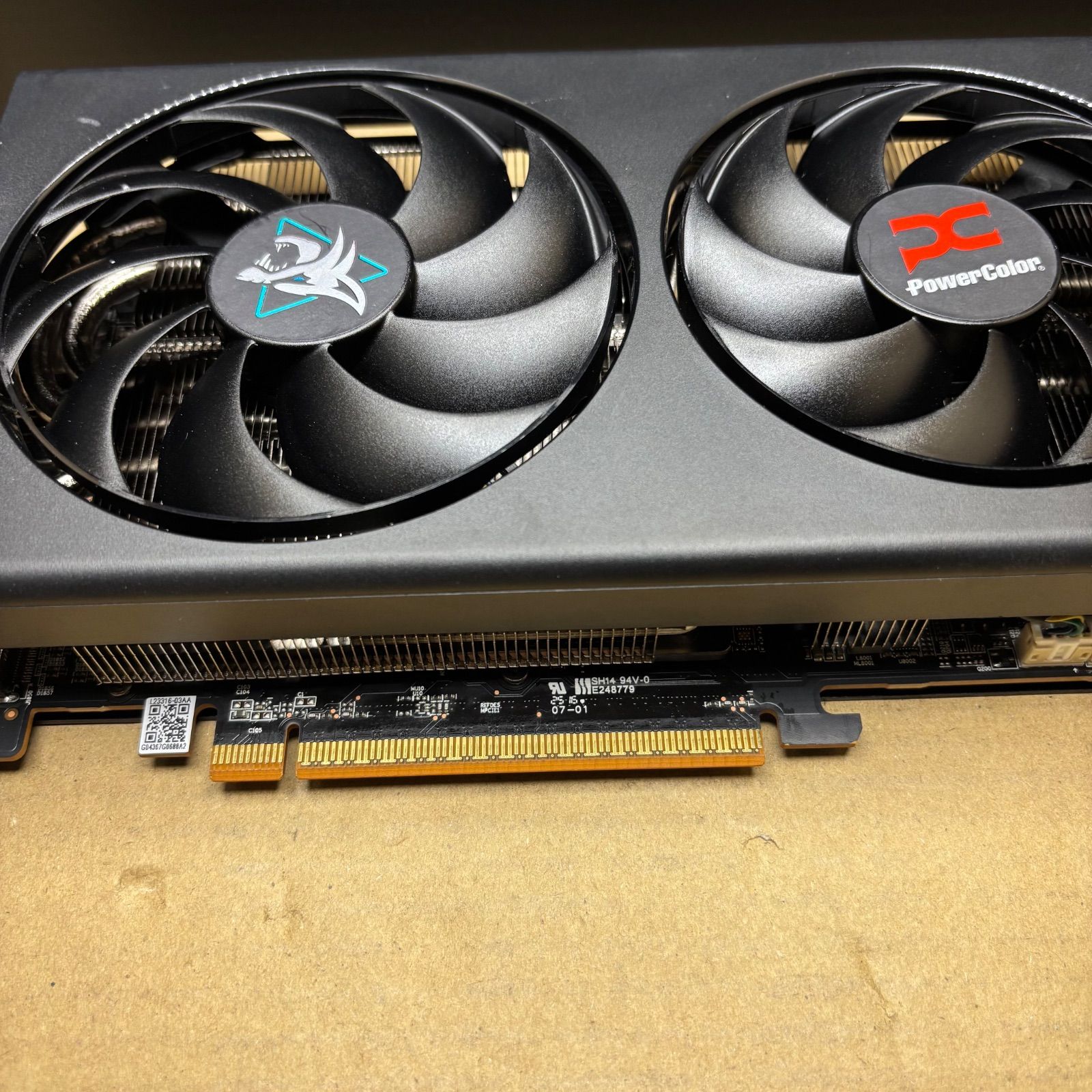 ジャンク】Hellhound Power Color AMD Radeon RX9070 グラフィック 