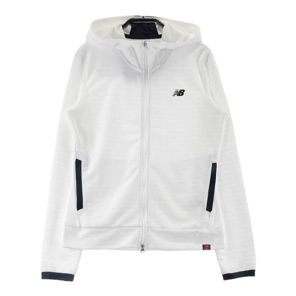 サイズ：0 NEW BALANCE GOLF ニューバランス フード付 ジップジャケット ホワイト系 [240101634999] ゴルフウェア レディース ストスト