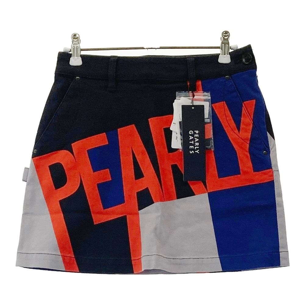サイズ：00 PEARLY GATES パーリーゲイツ ストレッチスカート ネイビー系 [240101716975] ゴルフウェア レディース ストスト