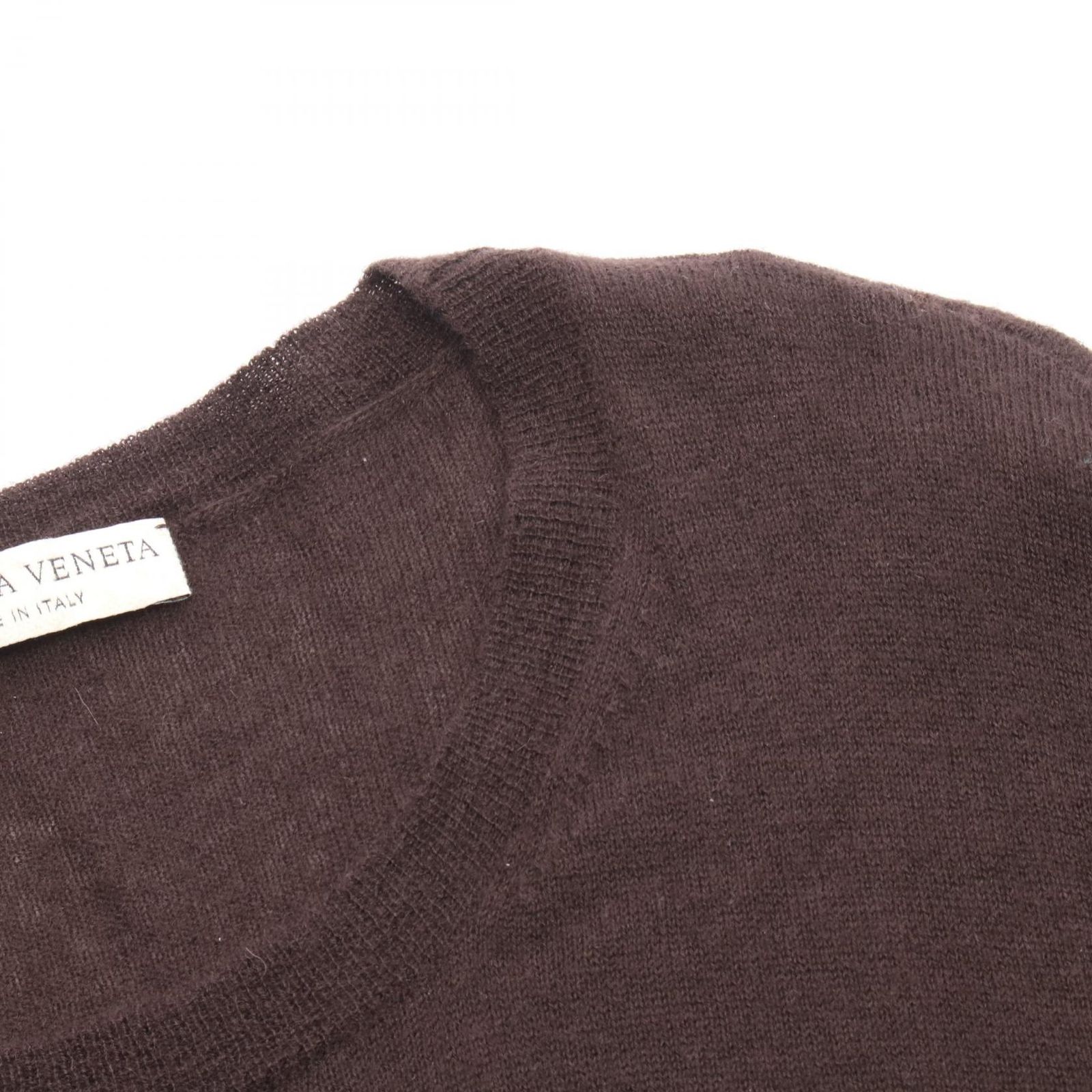BOTTEGA VENETA クルーネックニットセーター ダークブラウン ボッテガヴェネタ BOTTEGA VENETA ニット クルーネックセーター 568898