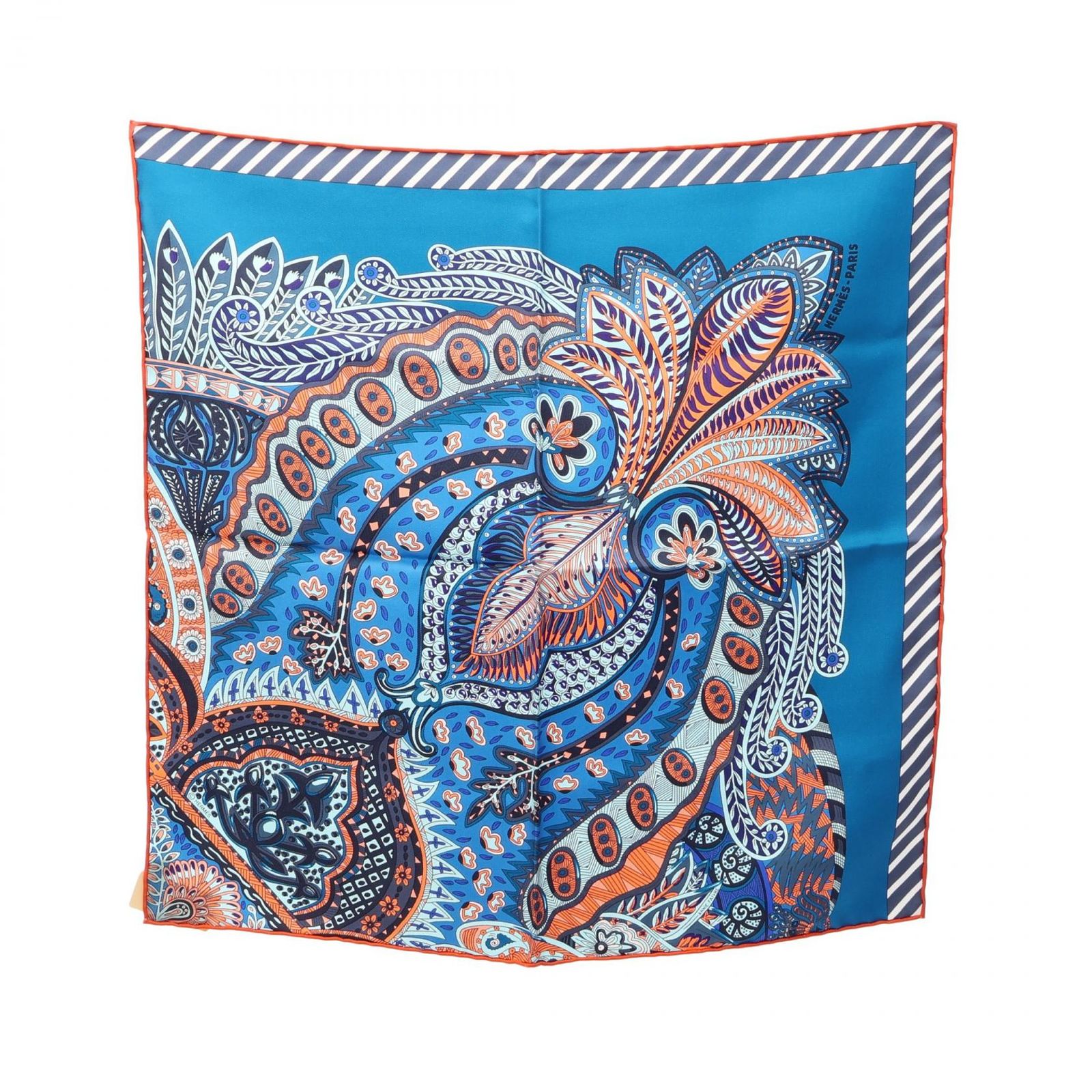 エルメス HERMES スカーフ プチカレ カレ45 ガヴロッシュ マハラニの庭 シルク ガヴロッシュ マハラ レディース Used A