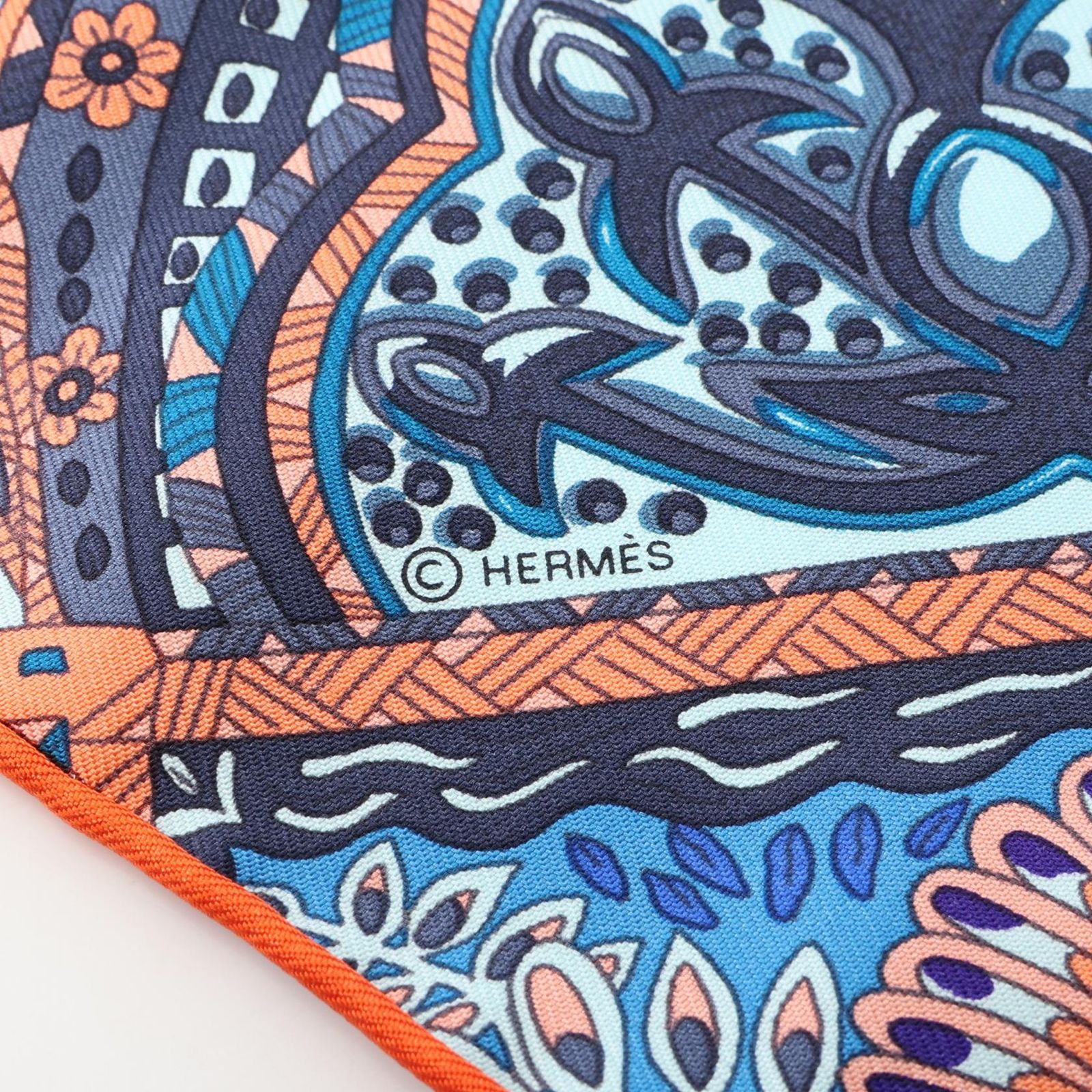 エルメス HERMES スカーフ プチカレ カレ45 ガヴロッシュ マハラニの庭 シルク ガヴロッシュ マハラ レディース Used A