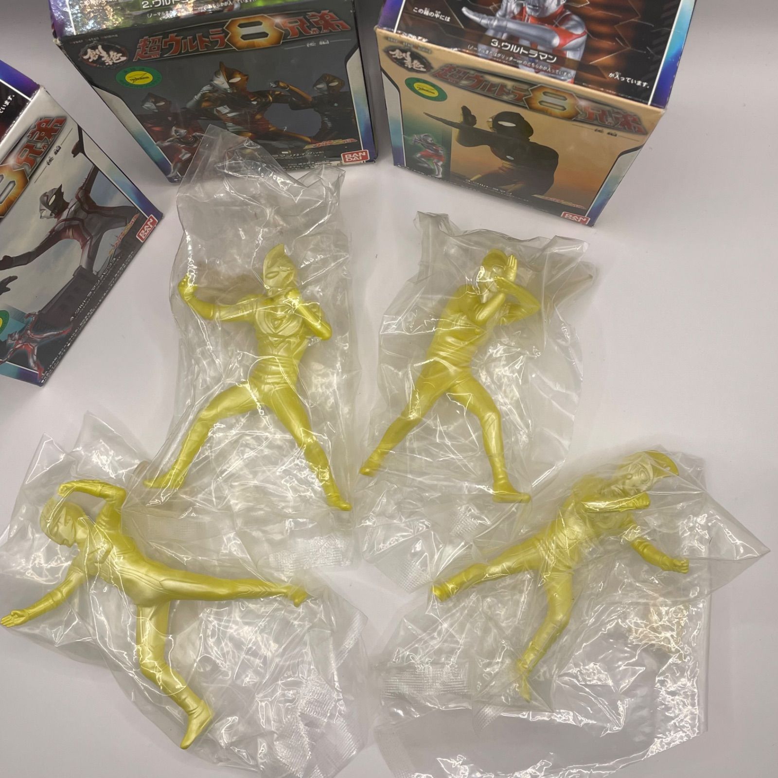 内袋未開封】HDM創絶 超ウルトラ8兄弟 後編 グリッターVer. 4種セット