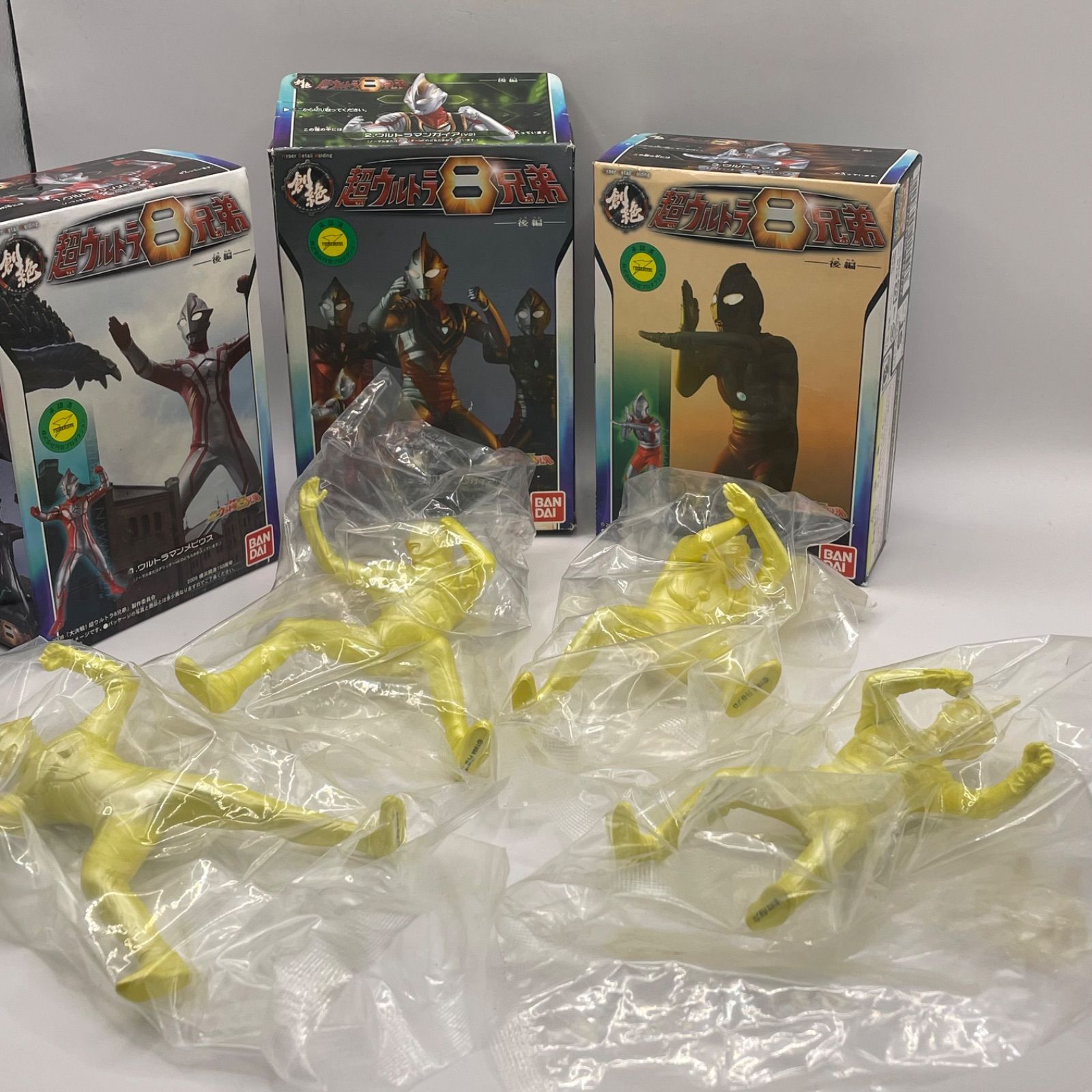 内袋未開封】HDM創絶 超ウルトラ8兄弟 後編 グリッターVer. 4種セット