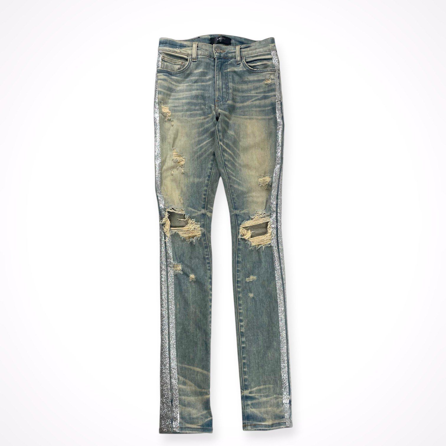 AMIRI / グリッターラメデニムパンツ 参考定価：150,000程度 SIZE:29