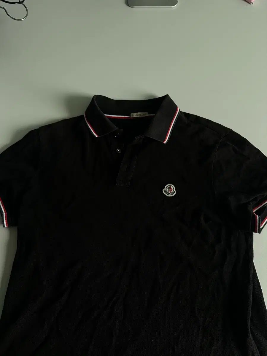正規品 MONCLER モンクレール カラーTシャツ ブラック M
