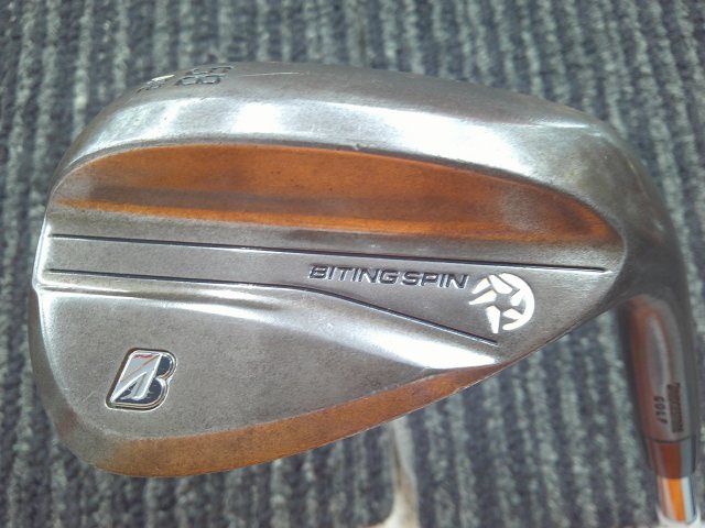 中古 ウェッジ ブリヂストン BITING SPIN ノーメッキ 58-12/N.S.PRO MODUS3 TOUR 105/S/58[4017]■博多