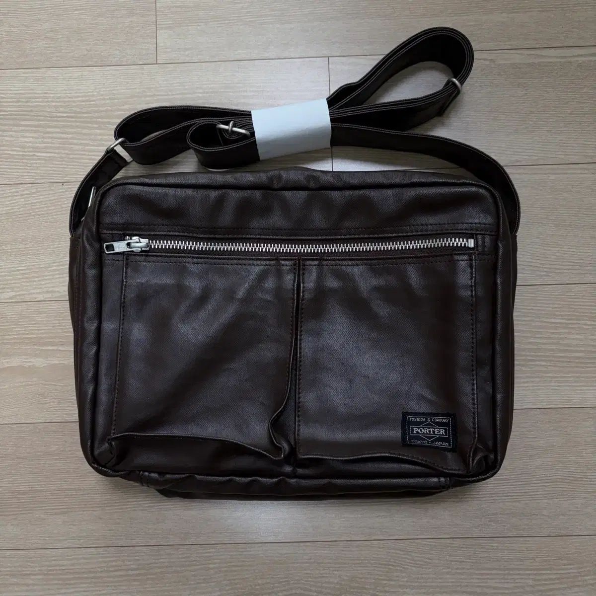 Porter Porter フリースタイル ショルダーバッグ L ブラウン