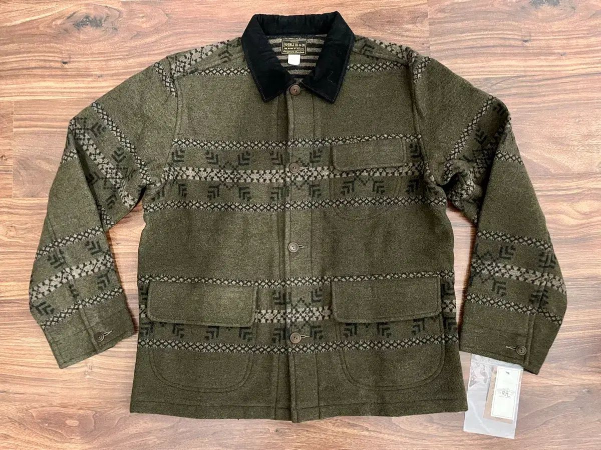 RRL(ダブルアールエル) ダブルフェイス ジャカード ジャケット L