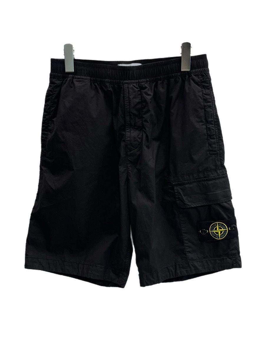 ストーンアイランド STONE ISLAND COMPASS CARGO SHORTS コンパス カーゴ ショート パンツ 黒 8015L1803 ハーフパンツ ブラック W29 101MB-1051