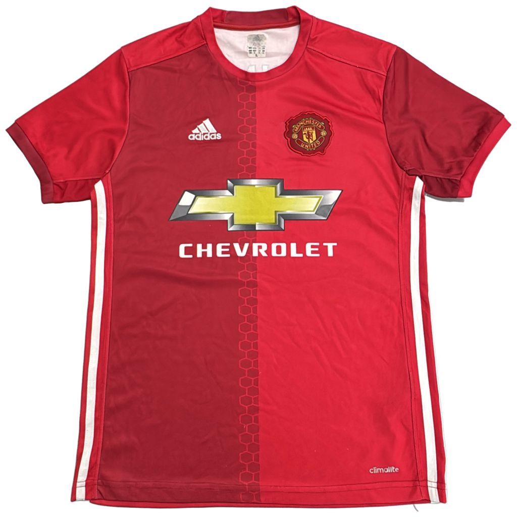 adidas アディダス マンチェスター・ユナイテッド イブラヒモヴィッチ サッカーシャツ ユニフォーム サッカー(メンズ L)中古 古着 Y4393